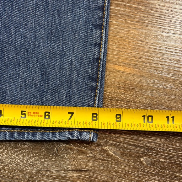 Levi's 501 Jeans Men's 34x32 Blue Denim Button Fly Classic Fit Casual Travel - Picture 8 of 9